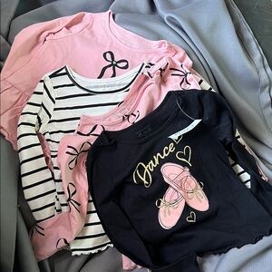 Children’s Place set of 4 ls tops 2T toddlers
